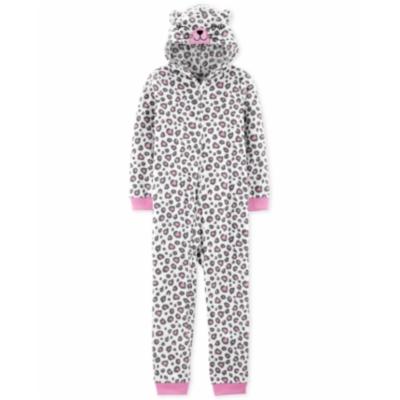 Carter's Little & Big Girl's 1 Pc Leopard-Print Pajama Pink Size 6