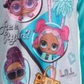 Ame Little & Big Girl's 2 Pc Lol Surprise Nightgown & Sleep Mask Set Blue Size 10