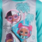 Ame Little & Big Girl's 2 Pc Lol Surprise Nightgown & Sleep Mask Set Blue Size 8