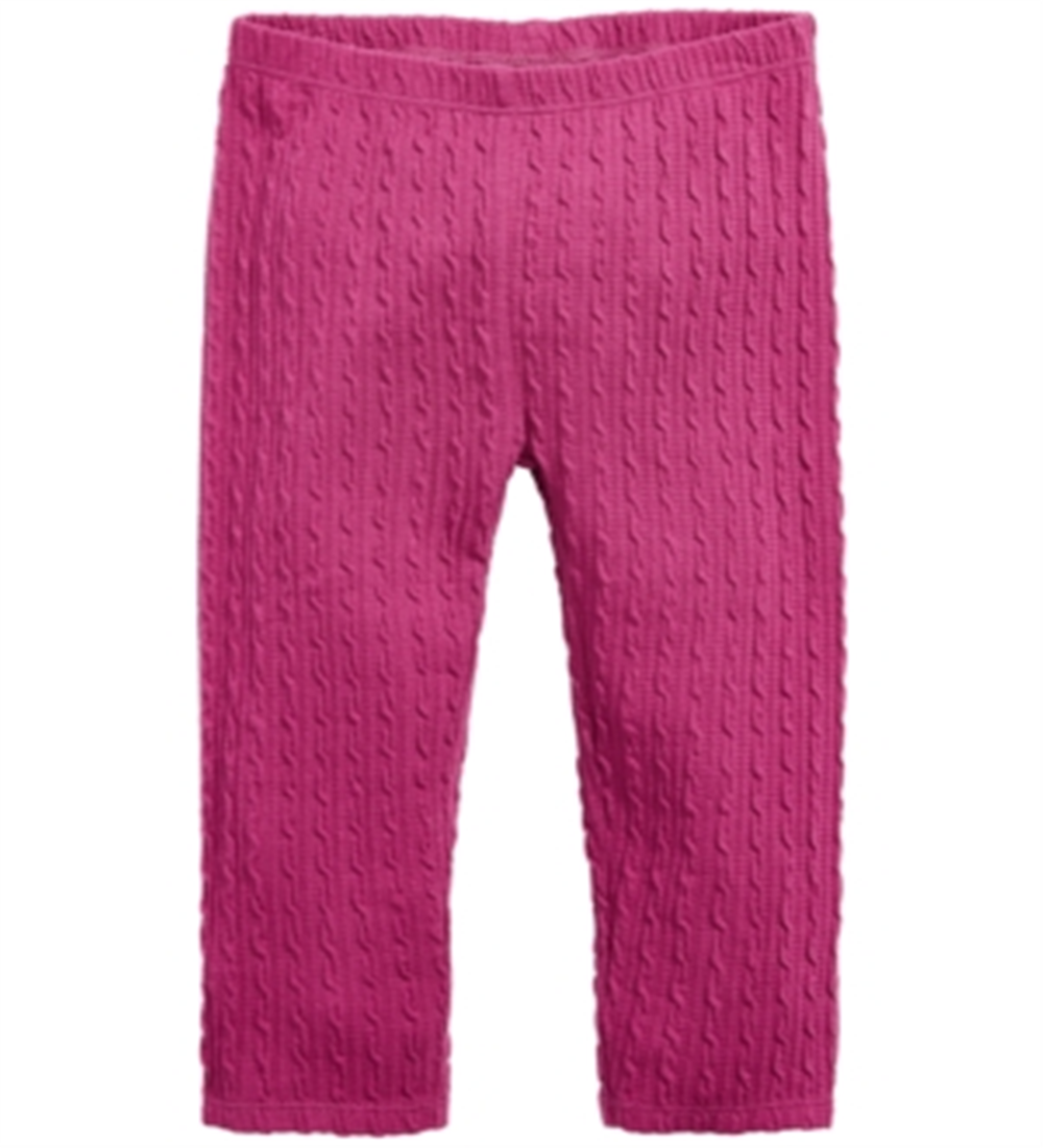 First Impressions Toddler Girl's Textured Leggings  Purple Size 2T