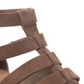 American Rag Sonia Gladiator Leather Sandals  - Taupe Suede Gray Size 6.5