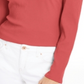 INC Women's  Long Sleeve V Neck Top Coral Size Medium