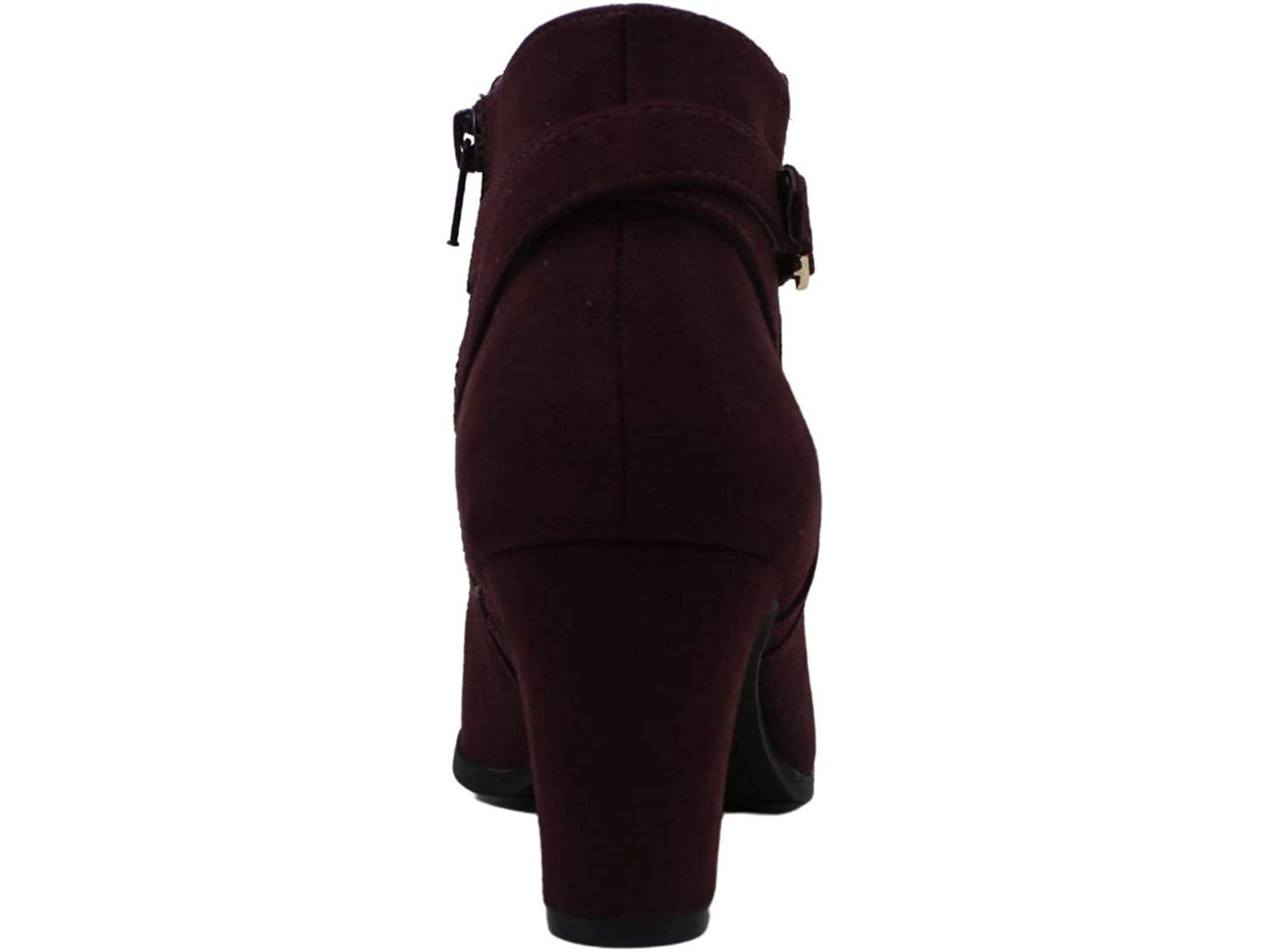 Charter Club Women's Pixxy Faux Suede Booties Dress Boots Wine Size 6M
