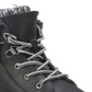 WHITE MOUNTAIN Womens Sandro Faux Leather Combat Boots Black 6 M