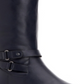 Style & Co. Womens Kindell Closed Toe Mid-Calf Fashion Boots Navy Blue Size 6