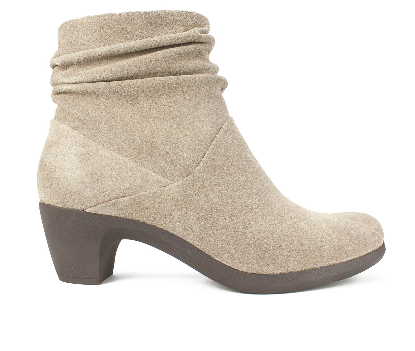 Cliffs by White Mountain Shoes"ALINA" Women's Boot, LT TAUPE/SUEDE, 6 M