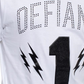 Sean John Men's Graphic Embellished T-Shirt White Size 4XL
