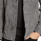 John Varvatos Collection Men's Silky Coat Regular Fit Grey Size XS