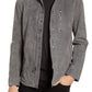 John Varvatos Collection Men's Silky Coat Regular Fit Grey Size XS