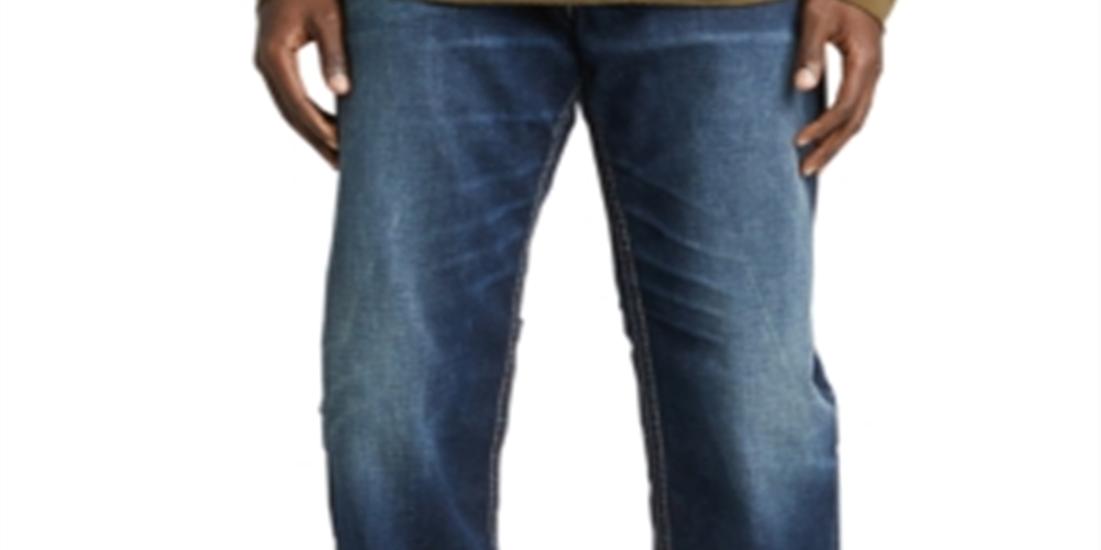 Silver Jeans Co. Men's Hunter Athletic Fit Tape Jeans Blue Size 30X30