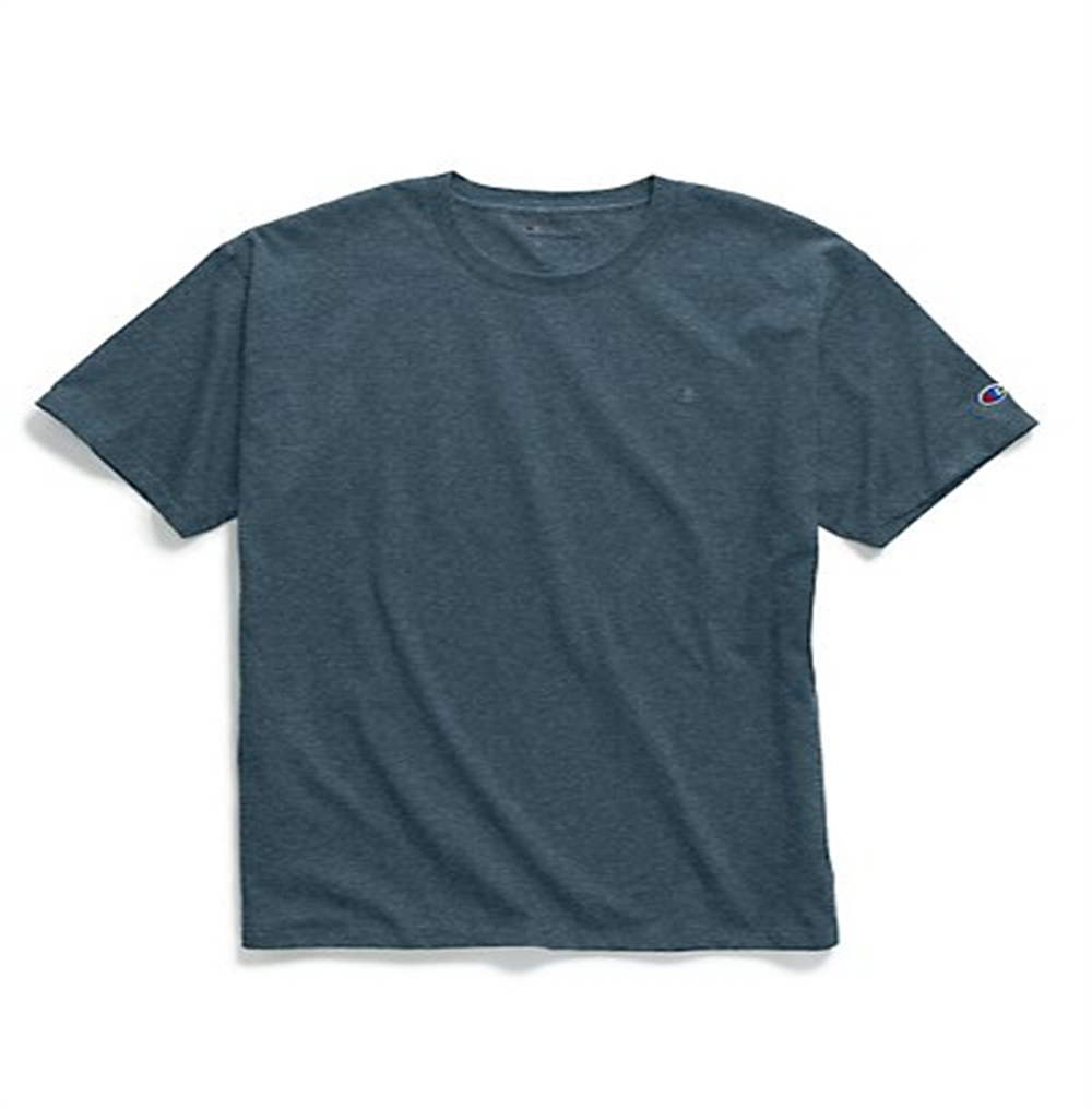 Champion Men's Athletics Classic Jersey Tee Jetson  Heather Blue Size XL