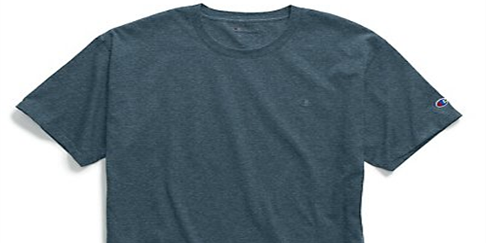 Champion Men's Athletics Classic Jersey Tee Jetson  Heather Blue Size XL