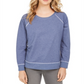 Style & Co Women's Sweatshirt Blue Size Petite Large