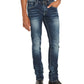 Buffalo Men's Straight Leg Heather Jeans Blue Size 32 X 30