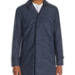 Tallia Men's Slim Fit Paisley Packable Trench Coat Black Size XX-Large