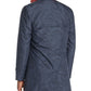 Tallia Men's Slim Fit Paisley Packable Trench Coat Black Size XX-Large