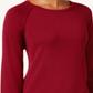 Karen Scott Women's Cotton Sweater Red Size Petite L