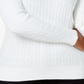 Karen Scott Women's Cable Knit Crewneck Sweater Gray Size S
