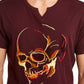 INC International Concepts Men's Cotton Embroidered Graphic T-Shirt Wine Size S