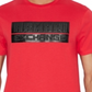 AX Armani Exchange पुरुषों की उभरा हुआ लोगो टी-शर्ट लाल XL साइज़