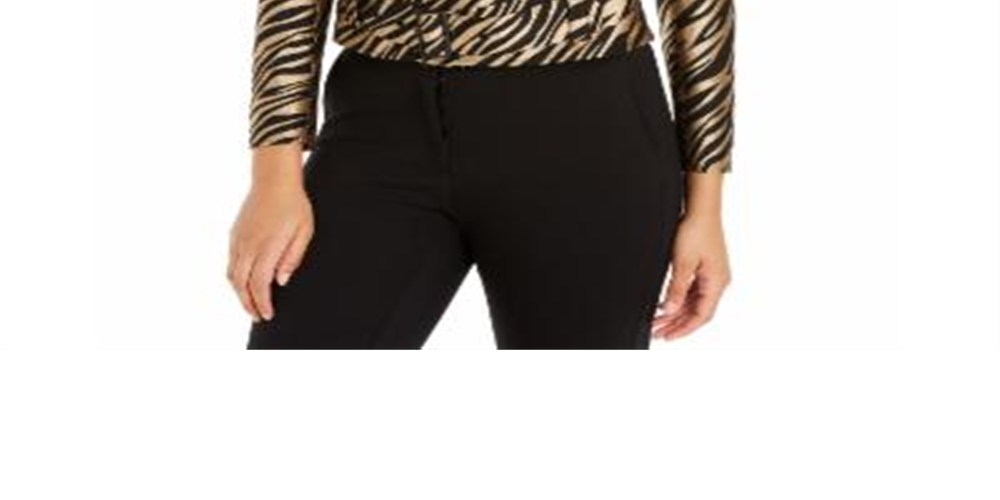 Anne Klein Women's Printed Jacquard Moto Jacket Brown Size 8