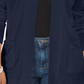 Karen Scott Women's Open Front Pocket Cardigan Blue Size S/M