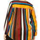 INC International Concepts Women's Striped Sutplice Blouse Orange Size 0X