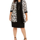 R & M Richards Women's 3/4 Sleeve Top Black Size 20W