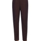 Alfred Dunner Women's Classics Pull on Straight Leg Pants Brown Size 12