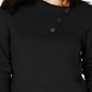 Karen Scott Women's Cotton Envelope Neck Sweater Black Size XL