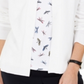 Karen Scott Women's Open Front Cardigan White Size S