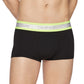 Calvin Klein Men's Neon Low Rise Trunk Black Size -L