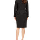 Le Suit Women's Skirt Suit Black Size 6 P