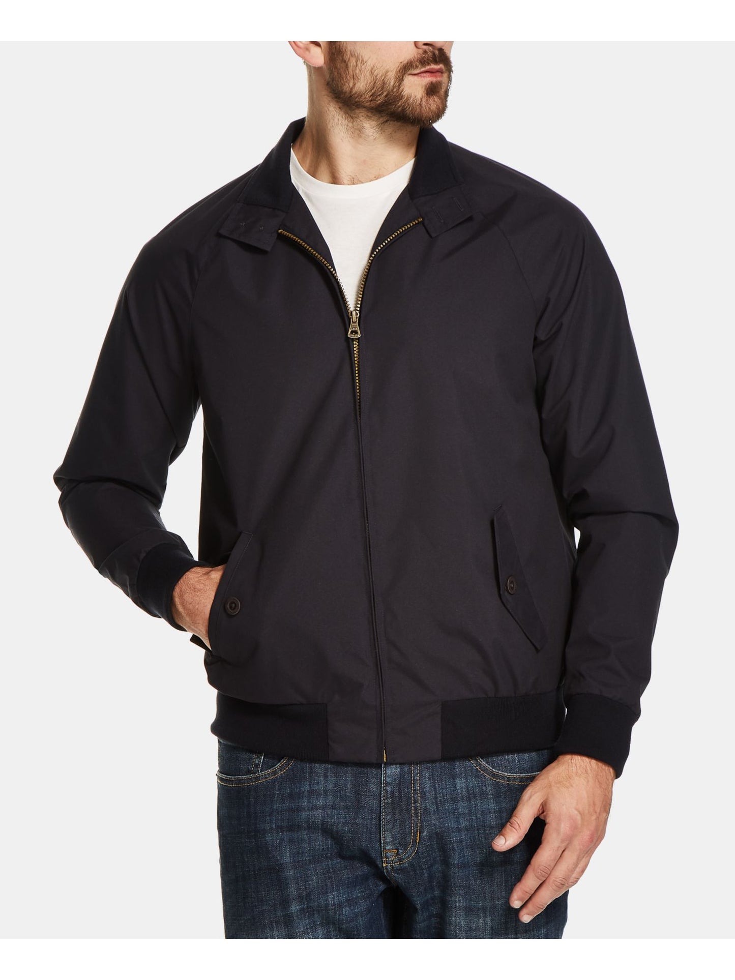 Weatherproof Vintage Men's Barracuda Lightweight Spring Jacket Navy  Size S