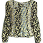 Parker Women's Dara Long Sleeve Smocked Blouse Brown Size Medium