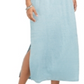 Style & Co Women's Textured Tie Waist Maxi Dress Blue Size Small