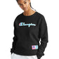 Champion Women's Fitness Activewear Sweatshirt Black Size X-Small