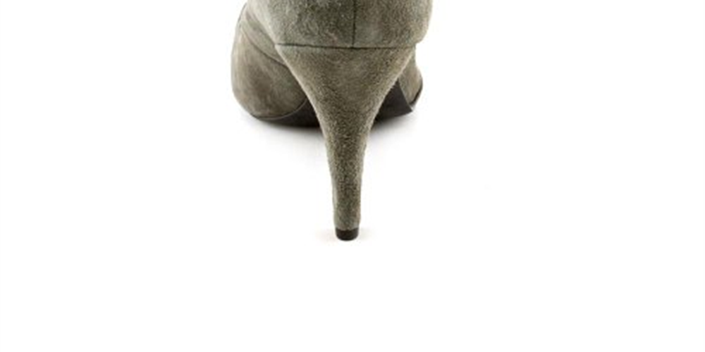 Style & Co. Women's Mona Suede Pleated Pumps Gray Size 6M
