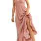 Free People Junior's Adella Maxi Slip Dress Pink Size Small