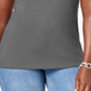 Karen Scott Women's Embellished Scoop Neck Tank Top Gray Size Medium
