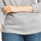 Karen Scott Women's Snap Neck Top Gray Size Petite Small