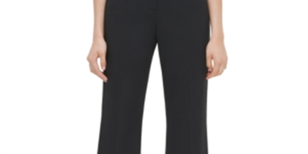 Calvin Klein Women's Wear to Work Flare Pants Black Size 6