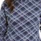 Karen Scott Women's Plaid Turtleneck   Intrepid Blue Size XS
