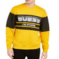 Guess Men's Roy Sport Logo Sweatshirt Yellow Size Medium