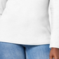 Karen Scott Women's Cotton Scoop Neck Top White Size Petite