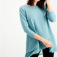 Alfani Women's Soft L 3/4 Sleeve Jersey Blouse Green Size Large