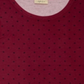 Style & Co Women's Dot Print Flutter Sleeve Top Red Size Small