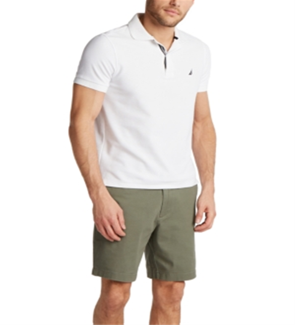 Nautica Men's Stretch Classic Fit Deck Shorts Green Size 42