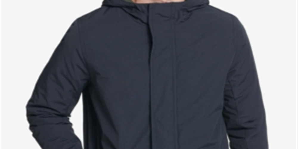Levi's Men's Long Hooded Parka Jacket Blue Size XX-Large