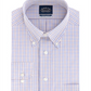 Eagle Men's Check Collared Dress Shirt Purple Size 18.5X36X37
